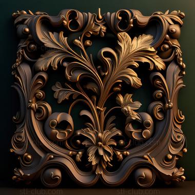 3D model st baroque (STL)